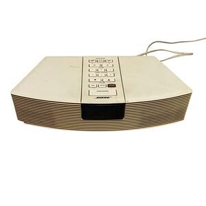 BOSE AWR1-1W WAVE RADIO AM/FM ALARM CLOCK WHITE VINTAGE